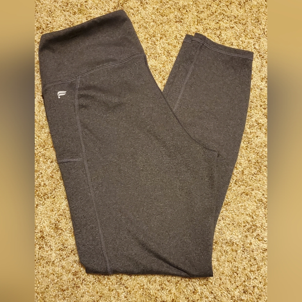 Fabletics Women's Size Small 7/8" Leggings Dark Heathered Gray